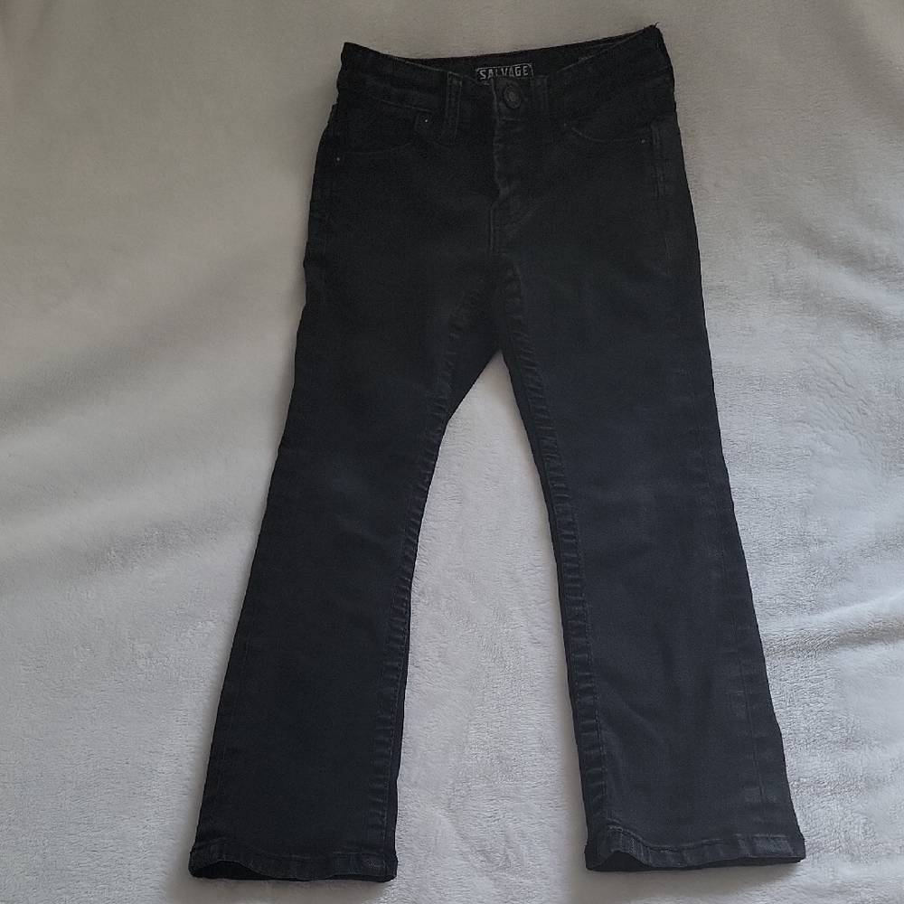 Buckle Boys Flare Black Jeans